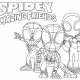 Spidey and friends coloring book