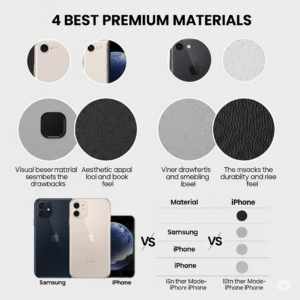 4 Best Premium Materials in Samsung vs. iPhone Phones