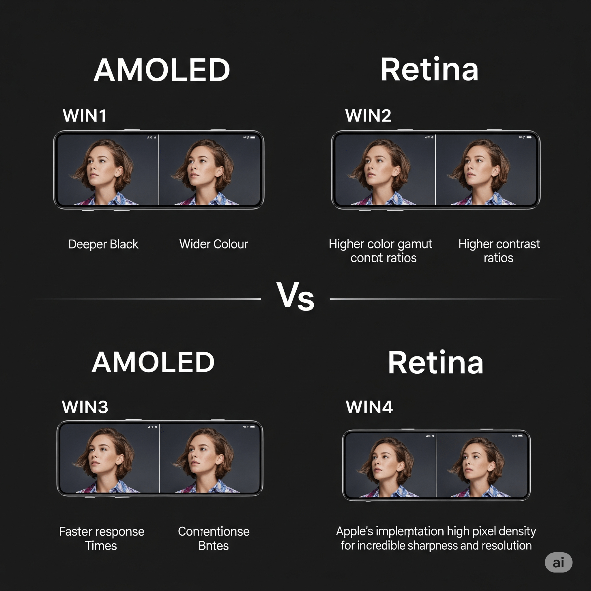 4 Display Tech Wins: AMOLED vs. Retina Showdown