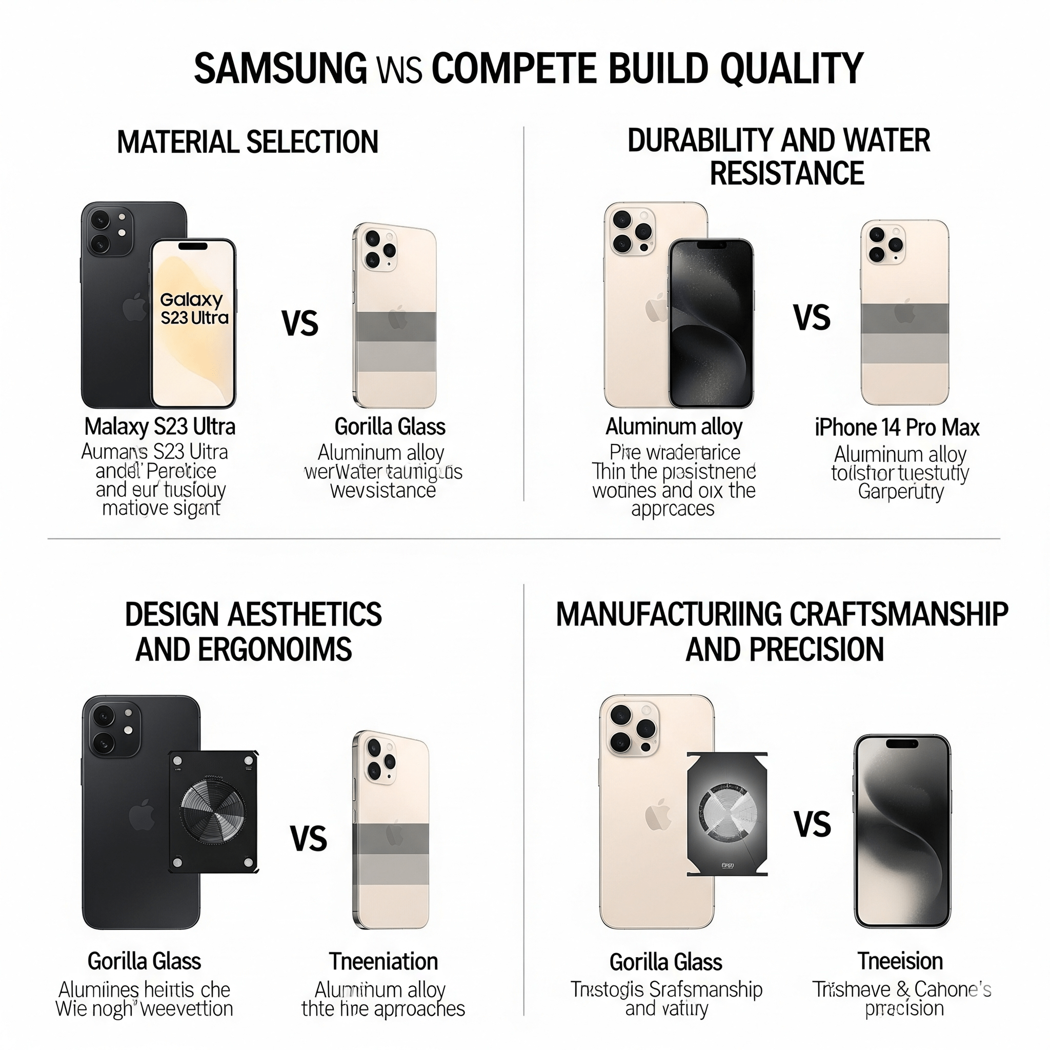 4 Ways Samsung and Apple Compete on Build Quality