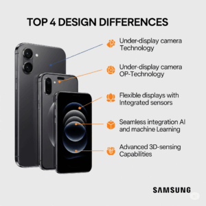 Top 4 Design Differences Between iPhone and Samsung in 2025